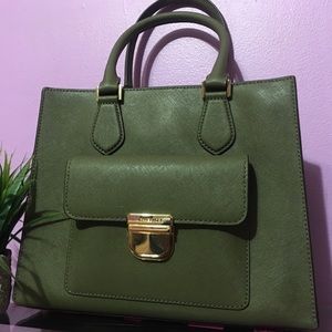 Olive green Michael Kors purse